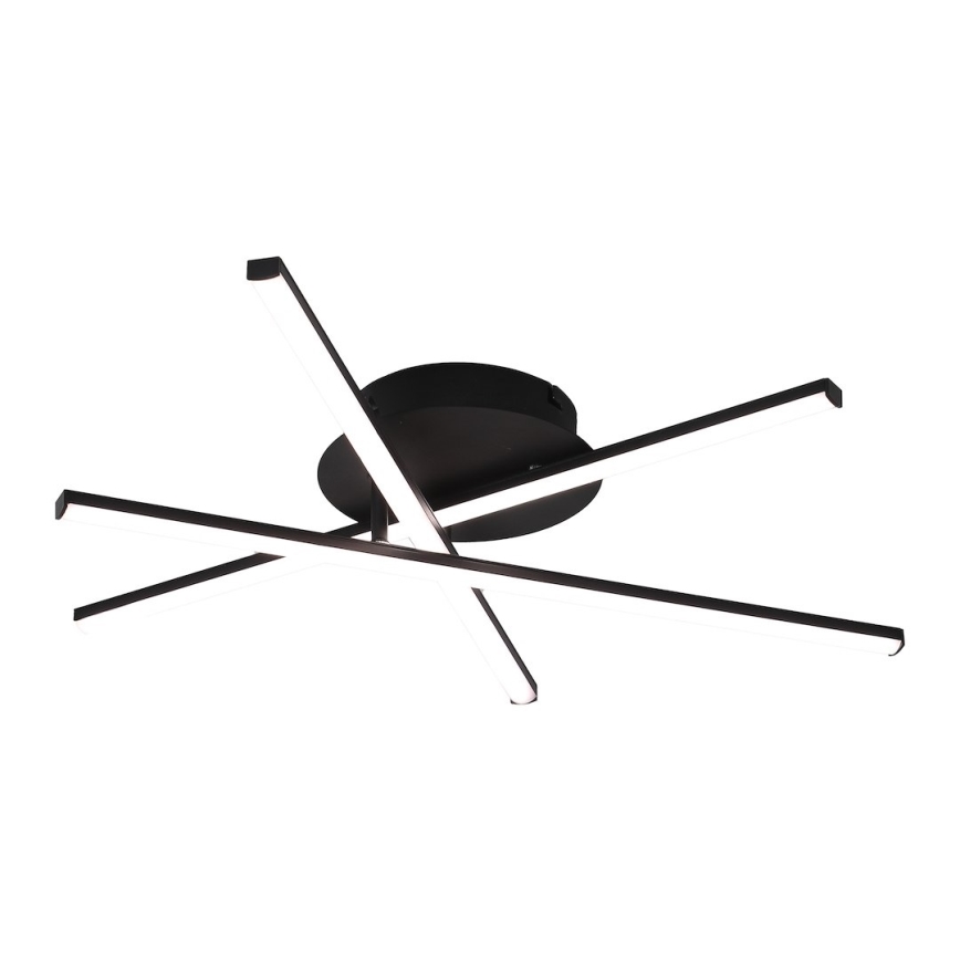 Plafonieră LED STICK/12W/230V negru