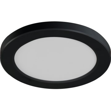 Plafonieră LED tavan/încastrată 2-în-1 ERGA LED/17W/230V 3000/4000/6500K, negru