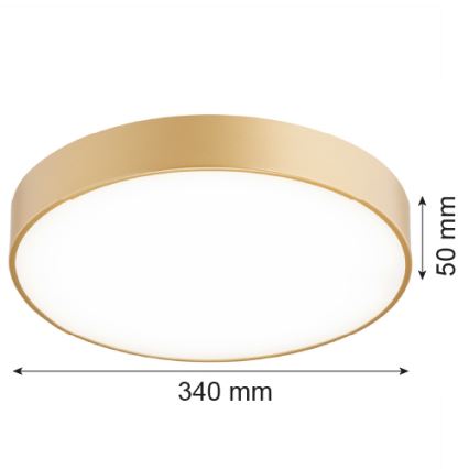 Plafonieră LED TIAMO LED/22W/230V 4000K auriu Argon 8349