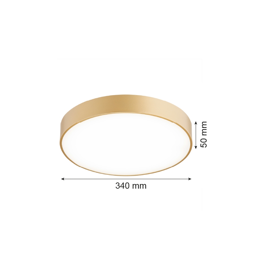 Plafonieră LED TIAMO LED/22W/230V 4000K auriu Argon 8349