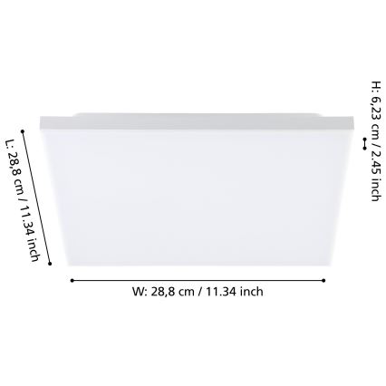 Plafonieră LED/10,8W/230V Eglo