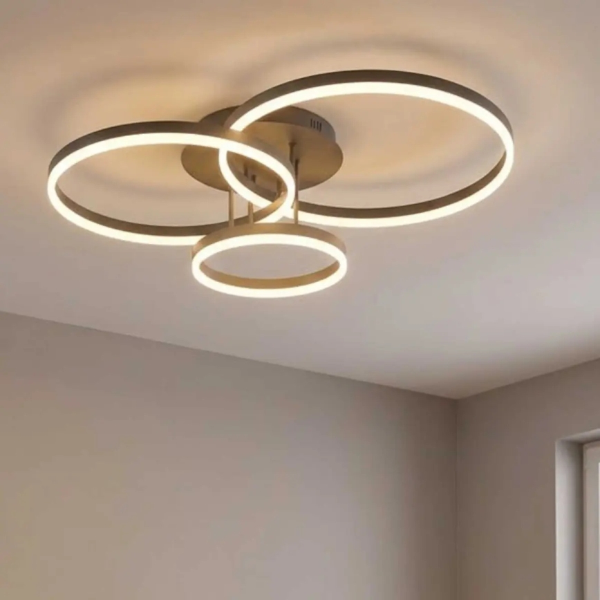 Plafonieră LED VAASA LED/58W/230V 3000K neagră
