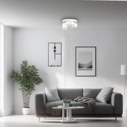 Plafonieră LED VASO LED/12W/230V d. 42 cm alb