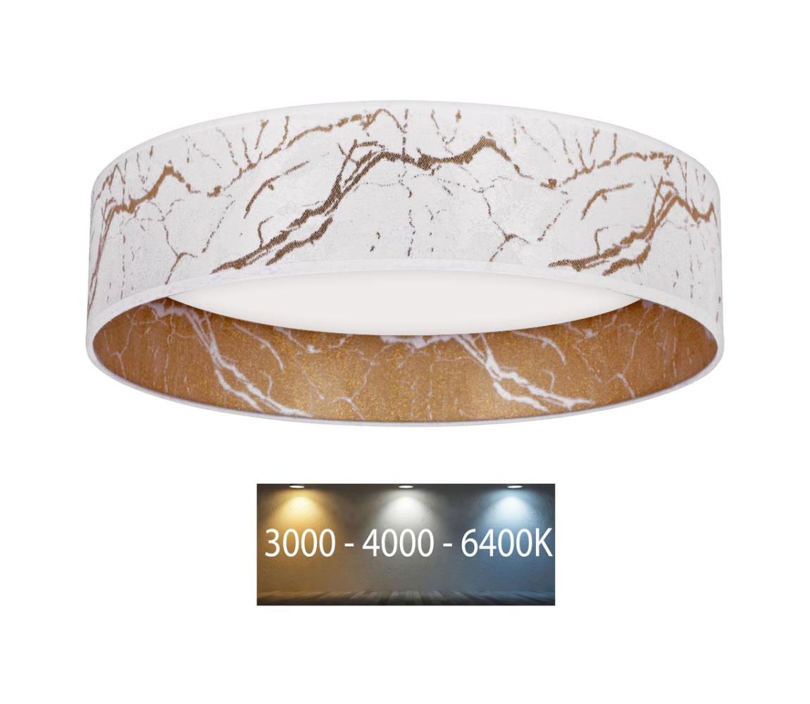 Plafonieră LED VELVET LED/24W/230V 3000/4000/6400K albă/aurie Brilagi