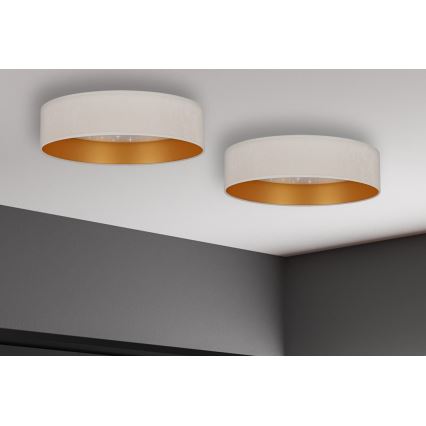 Plafonieră LED VELVET STAR LED/24W/230V d. 40 cm 3000K/4000K/6400K crem/bej Brilagi