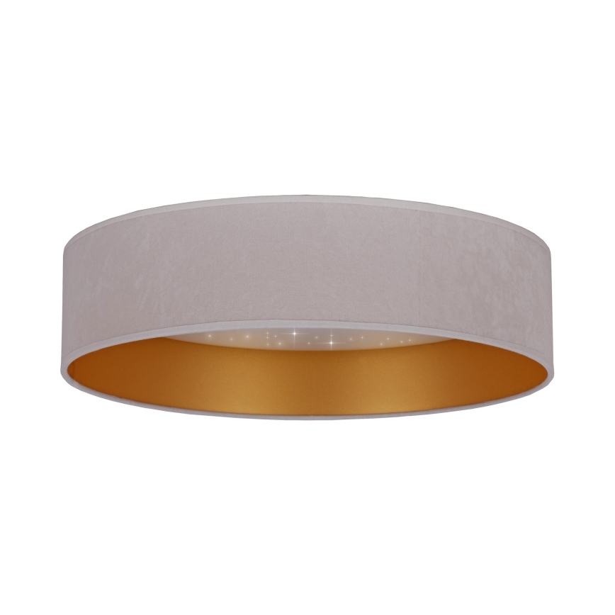 Plafonieră LED VELVET STAR LED/36W/230V d. 55 cm 3000K/4000K/6400K crem/aurie Brilagi
