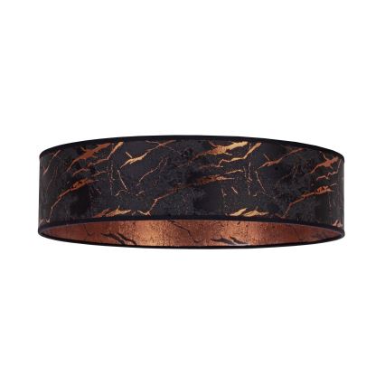 Plafonieră LED VELVET STAR LED/36W/230V d. 55 cm 3000K/4000K/6400K neagră/cupru Brilagi