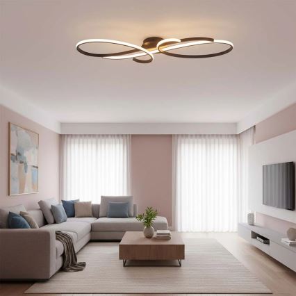 Plafonieră LED VIOLIN LED/40W/230V, neagră