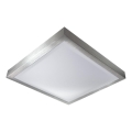 Plafonieră LED VITALI cu senzor de mișcare și senzor crepuscular LED/24W/230V 4000K 33x33 cm crom mat