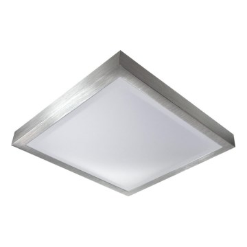 Plafonieră LED VITALI cu senzor de mișcare și senzor crepuscular LED/24W/230V 4000K 33x33 cm crom mat