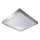 Plafonieră LED VITALI cu senzor de mișcare și senzor crepuscular LED/24W/230V 4000K 33x33 cm crom mat