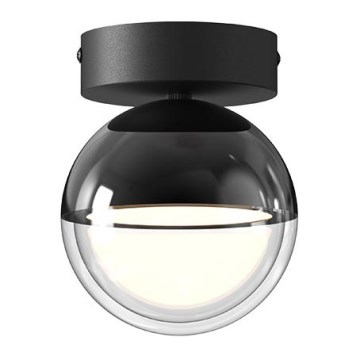Plafonieră LED ZIREA LED/7W/230V Ø 12 cm neagră