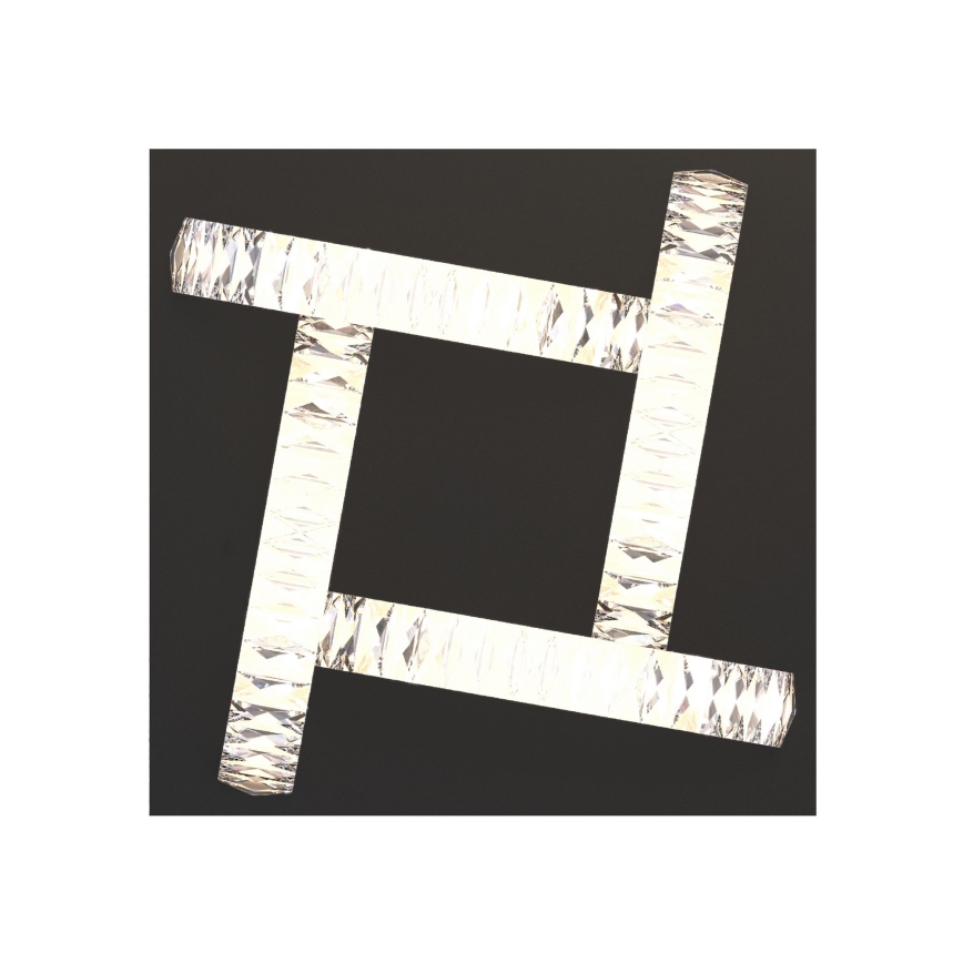 Plafonieră LED de cristal dimabilă Zuma Line LED/23,5W/230V 2700-6000K negru + telecomandă