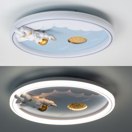 Plafonieră LED dimabilă pentru copii Zuma Line LED/42W/230V 3000/5700K astronaut