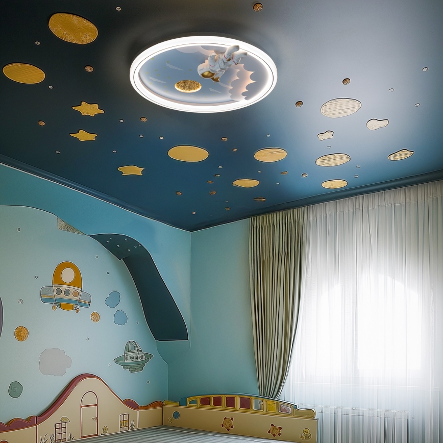 Plafonieră LED dimabilă pentru copii Zuma Line LED/42W/230V 3000/5700K astronaut