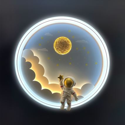 Plafonieră LED dimabilă pentru copii Zuma Line LED/42W/230V 3000/5700K astronaut