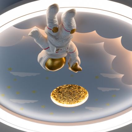 Plafonieră LED dimabilă pentru copii Zuma Line LED/42W/230V 3000/5700K astronaut