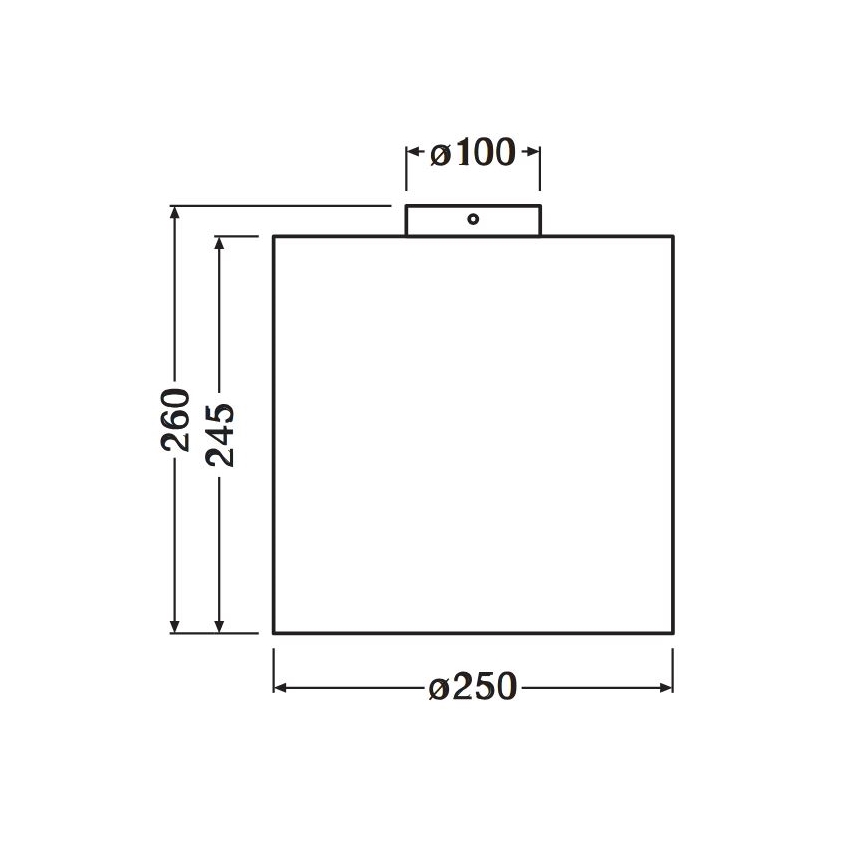 Plafonieră Ledvance DECOR CARDBOARD 1xE27/15W/230V d. 25 cm