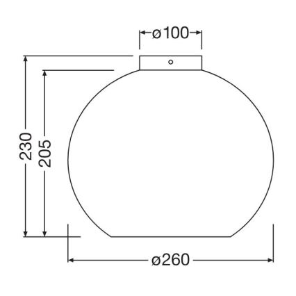 Plafonieră Ledvance DECOR CARDBOARD 1xE27/15W/230V d. 26 cm