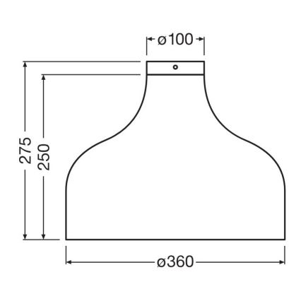 Plafonieră Ledvance DECOR CARDBOARD 1xE27/15W/230V d. 36 cm