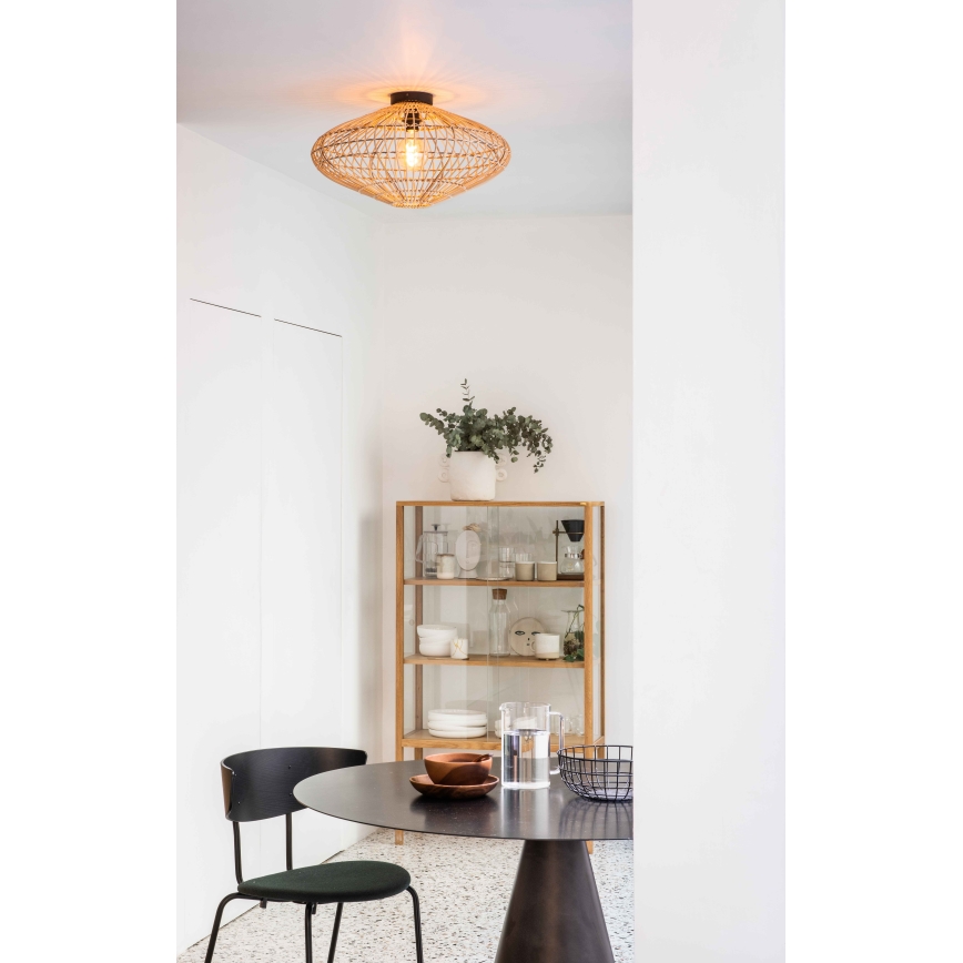 Plafonieră Lucide 03135/56/72 MAGALI 1xE27/40W/230V d. 56 cm bej