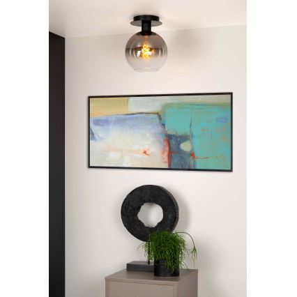 Plafonieră Lucide 74114/01/30 MARIUS 1xE27/40W/230V negru