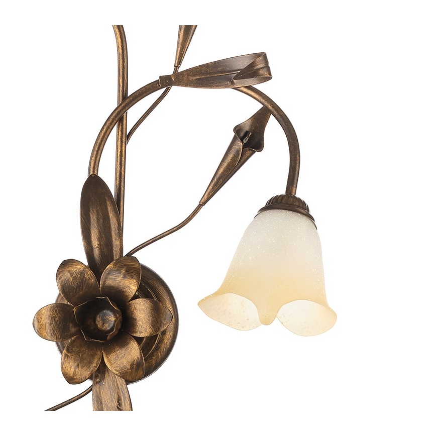 Plafonieră LUCREZIA 4xE14/6W/230V bronz ONLI