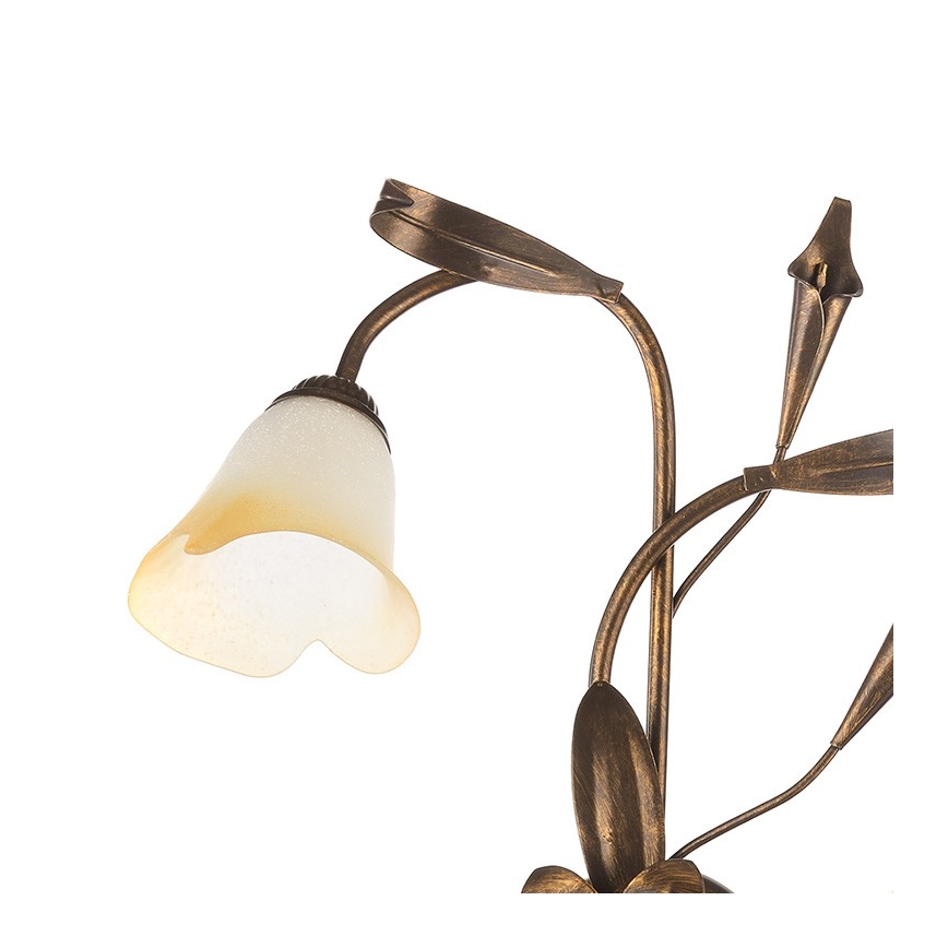 Plafonieră LUCREZIA 4xE14/6W/230V bronz ONLI
