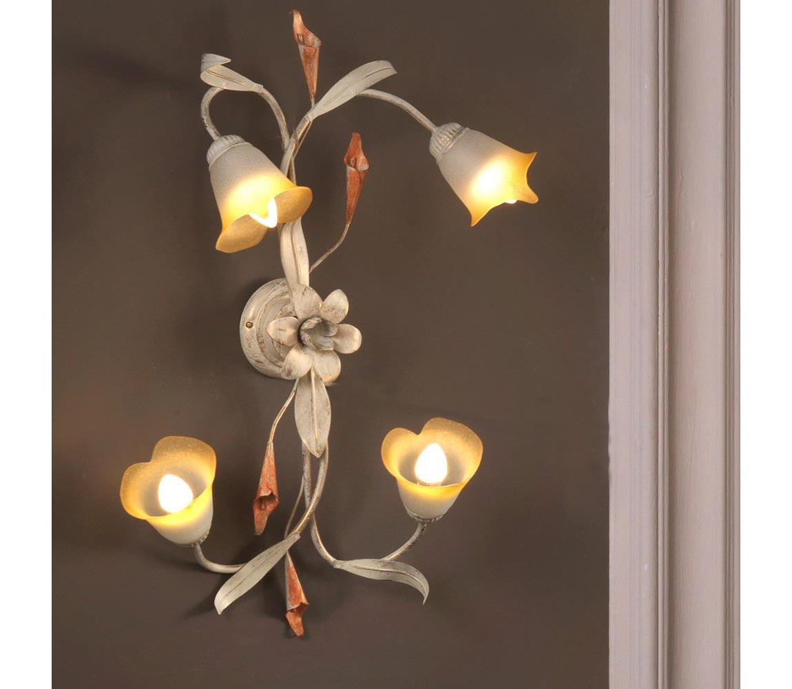 Plafonieră LUCREZIA 4xE14/6W/230V crem ONLI