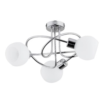 Plafonieră MAMBO 3xE27/15W/230V, crom lucios