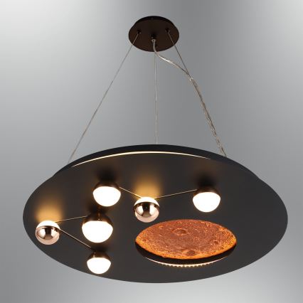 Plafonieră MARS LED/48W/230V 3000K neagră