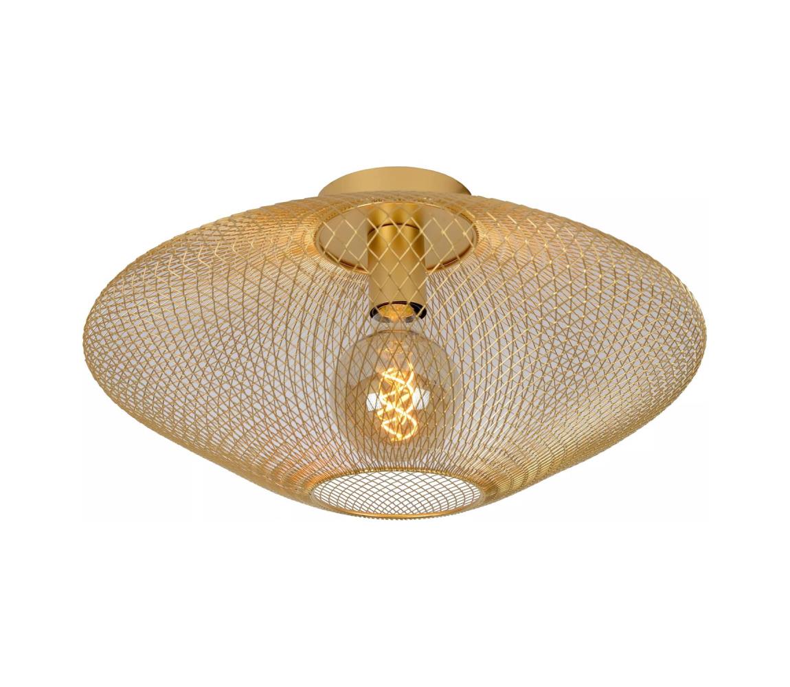 Plafonieră MESH 1xE27/40W/230V alămie Lucide 21123/45/02