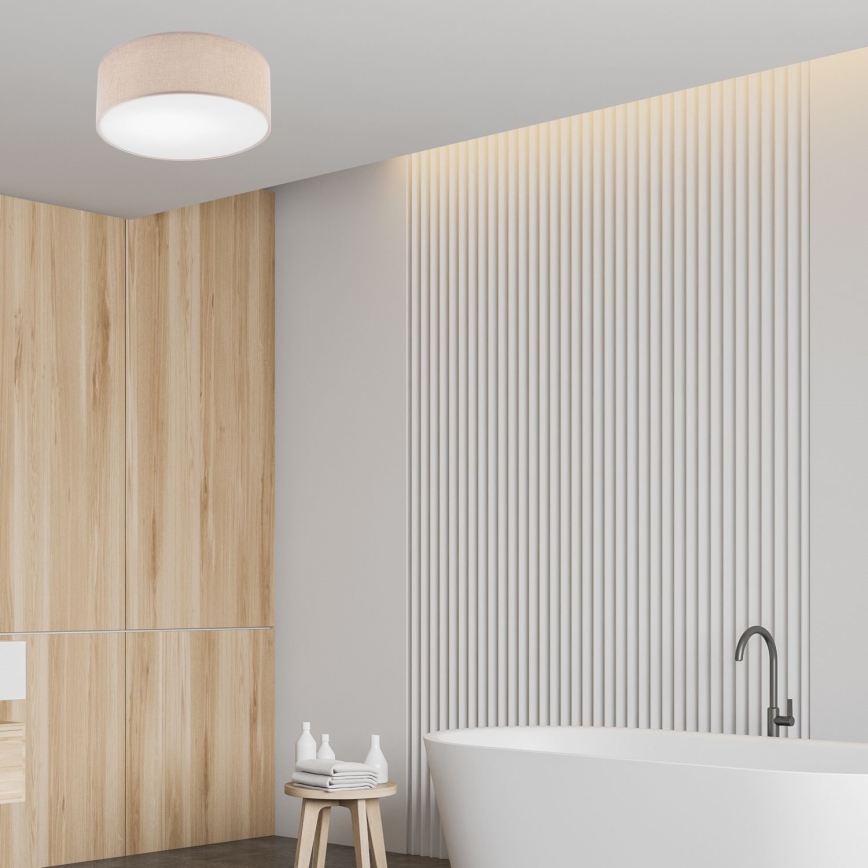 Plafonieră MONTE, 1x E27/60W/230V, Ø 35 cm, maro