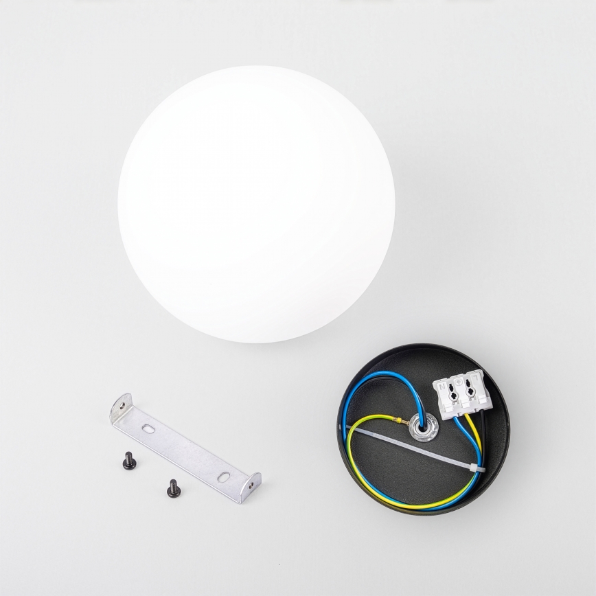 Plafonieră MOONLIGHT 1xE27/15W/230V Ø 16 cm neagră