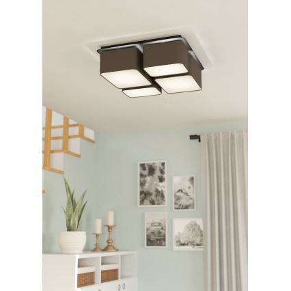 Plafonieră 4xE27/28W/230V Eglo