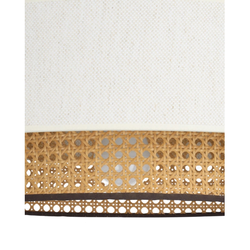 Plafonieră NATIA, 1 x E27, 60W, 230V, Ø 45 cm, alb/maro