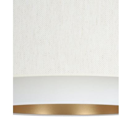 Plafonieră NATIA 1xE27/60W/230V Ø 45 cm albă