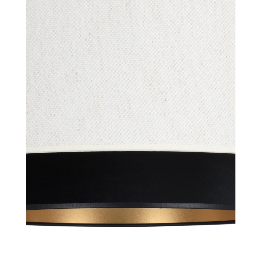 Plafonieră NATIA Ø 45 cm, 1xE27, 60W, 230V, alb/negru