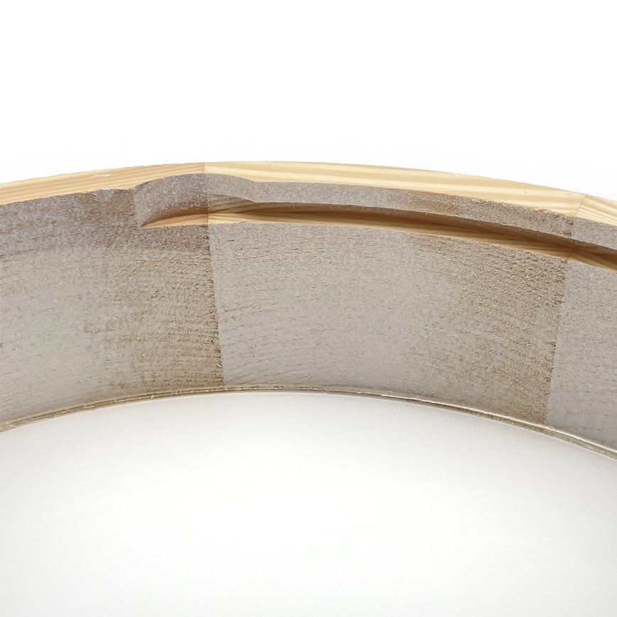 Plafonieră NATURAL, 3xE27/15W/230V, Ø 37,5 cm, pin/alb