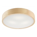 Plafonieră NATURAL, 3xE27/60W/230V, Ø 47,5 cm, din pin