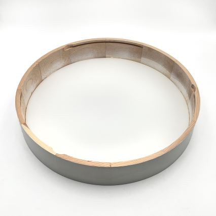 Plafonieră NATURAL, 5 x E27/15W/230V, Ø 47,5 cm, pin/alb