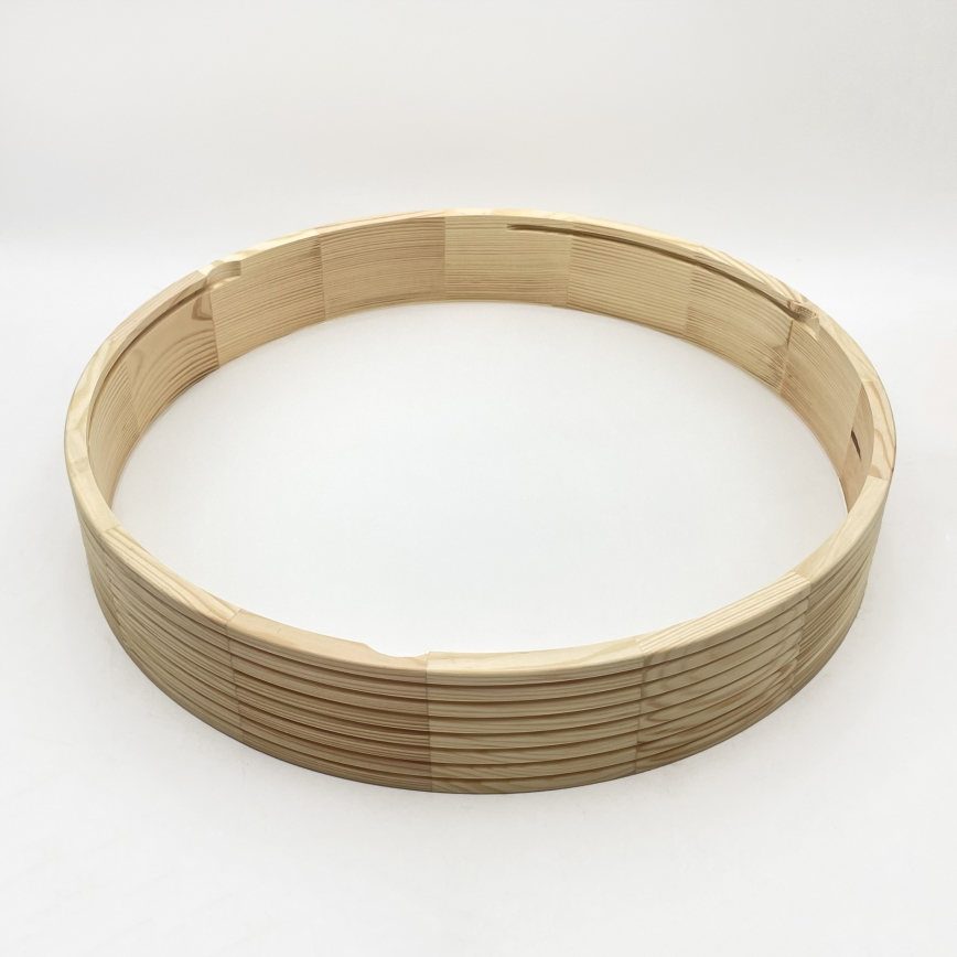 Plafonieră NATURAL MODERN 3xE27/15W/230V, diametru 47,5 cm, lemn de pin