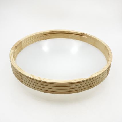 Plafonieră NATURAL MODERN SLIM 2xE27/15W/230V Ø 37,5 cm pin