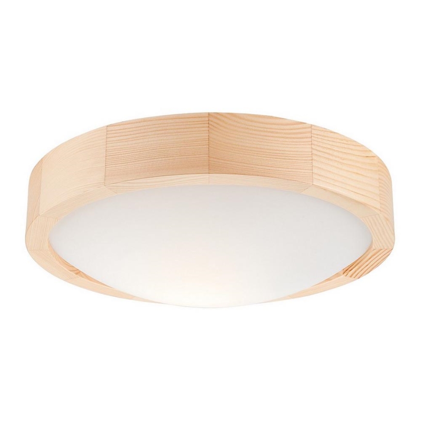 Plafonieră NATURAL SLIM 1xE27/60W/230V ø 27 cm pin