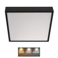 Plafonieră NEXXO LED/28,5W/230V 3000/3500/4000K 30x30 cm negru