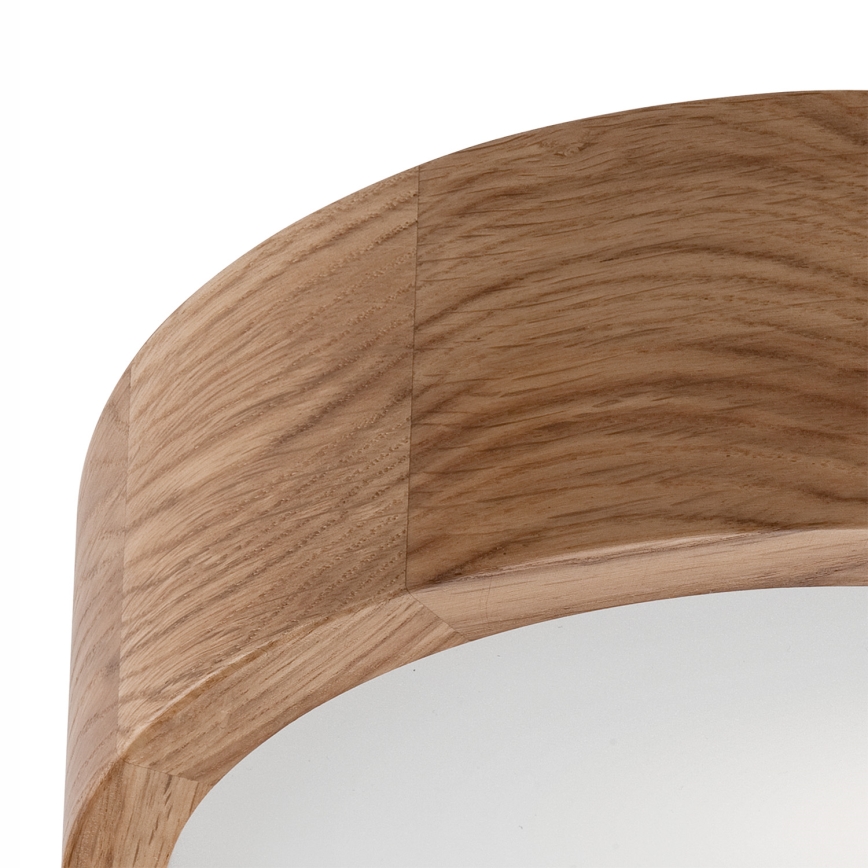 Plafonieră OAK 1xE27/60W/230V, finisaj stejar, Ø 27,5 cm