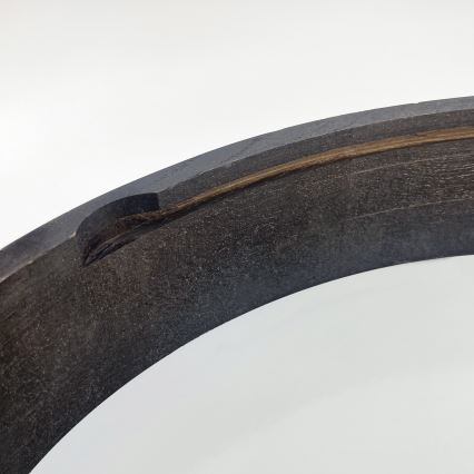 Plafonieră OAK SMOKY 2xE27/15W/230V ø 37,5 cm stejar/maro închis