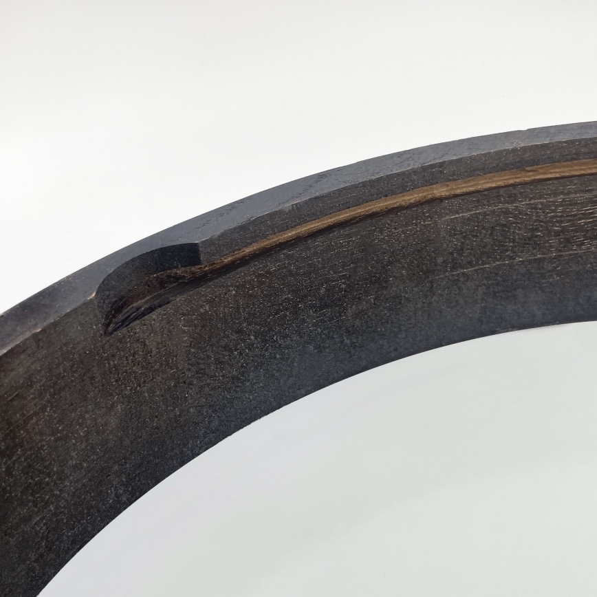 Plafonieră OAK SMOKY 2xE27/15W/230V ø 37,5 cm stejar/maro închis