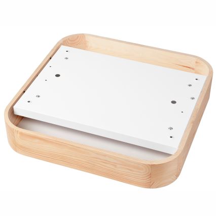 Plafonieră OAK SQUARE 4xE27/15W/230V 45x45 cm stejar