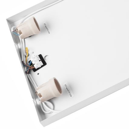 Plafonieră OAK SQUARE 4xE27/15W/230V 45x45 cm stejar